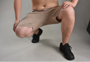 Frank - Pantalones cortos de trabajo elásticos e impermeables para hombre